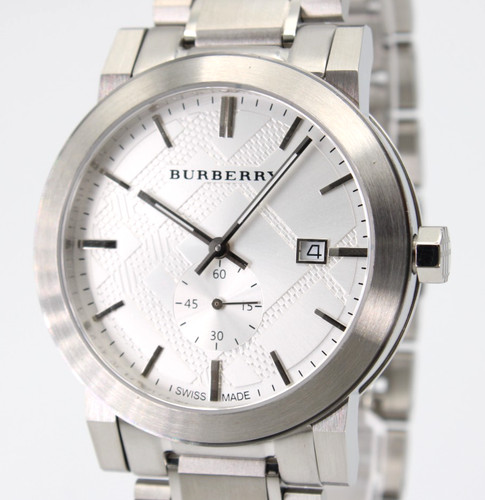 Burberry 42mm silver - 42mm, dial