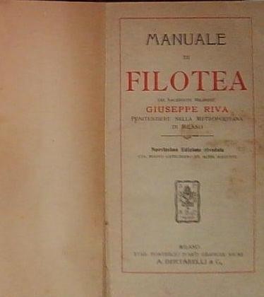 Riva manuale filotea - riva,