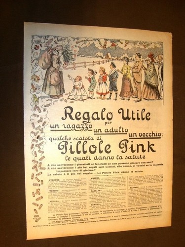 Pubblicità del 1904 - , pillole