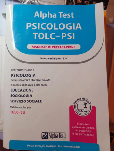 Libro preparazione test