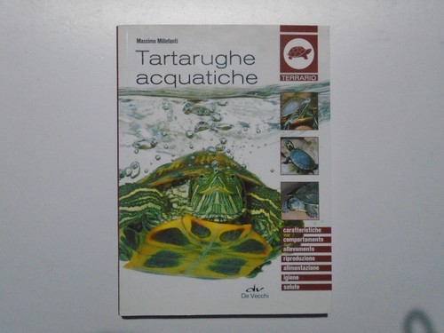 Libro tartarughe acquatiche - tartarughe,