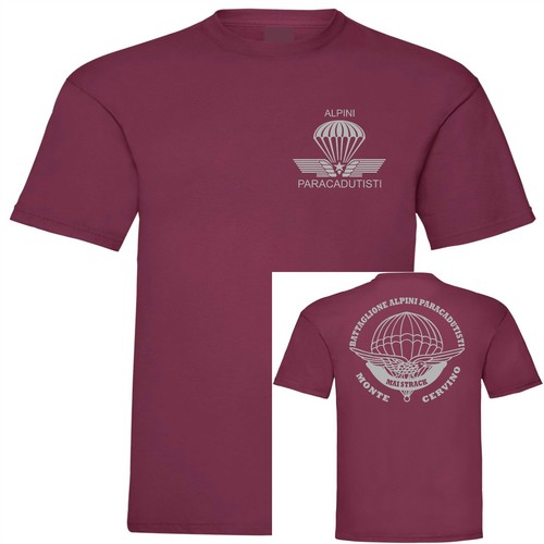 Maglietta shirt amaranto - t-shirt,