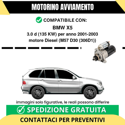Motorino avviamento bmw - avviamento,