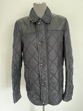 Giacca trapuntata nera uomo