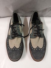 scarpe uomo v pelle e tessuto Barracuda misura 8  , 40,5