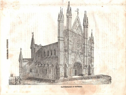 Stampa antica orvieto - antica,