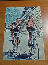 Cartolina commemorativa Ciclismo/Cyclisme BARTALI/COPPI Anni '70/80 originale