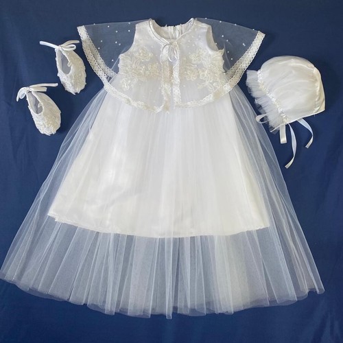 Abito battesimo pizzo vestito