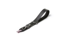 Barber Shop WRIST STRAP "RAZOR CUT" In pelle pelle martellata nera