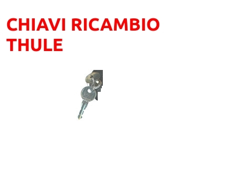 Ricambi thule coppia - coppia, chiavi