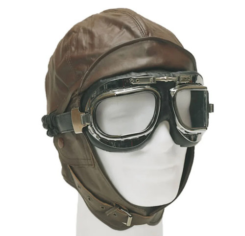 Casco aviazione vintage