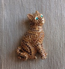 Swarovski Spilla Oversize Gatto Vintage