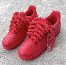 Nike Air Force 1 rosse taglia