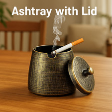 Posacenere vintage in ottone fatto a mano sigaretta tabacco arte marina ancor...