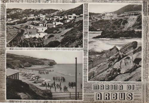 1966 cartolina marina di - marina,