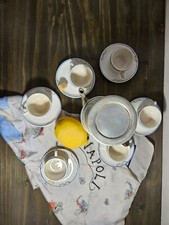 Set caffè italiano vintage anni 50 | tazzine porcellana Laveno + moka napoletana