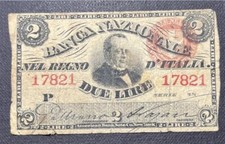 2 LIRE BANCA NAZIONALE NEL