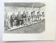 Fotografia originale panchina Rimini calcio 1982-1983 Allenatore Arrigo Sacchi