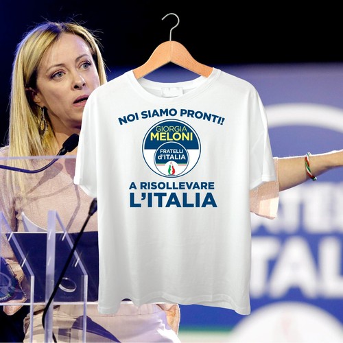 Maglietta giorgia meloni - giorgia, |