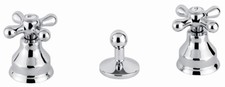 RUBINETTO  BIDET 3 FORI CROMO DECO' OLD GARANZIA 2 ANNI VITONE CERAMICO