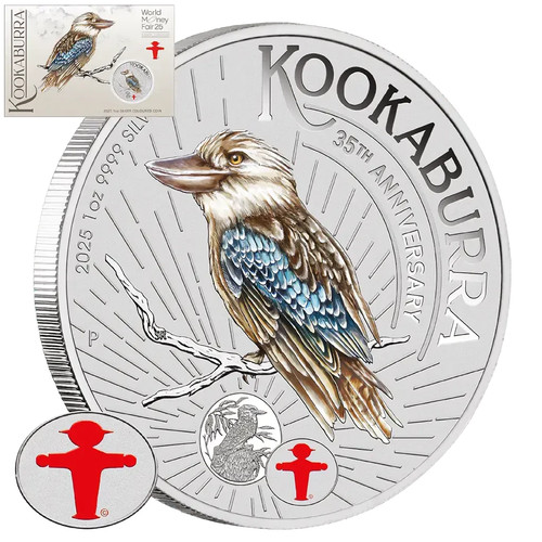 Moneta argento kookaburra - argento, wmf