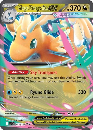 Mega dragonite 152 217 - ex, 152/217