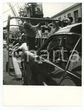 1958 GENOVA - Imbarco FIAT ABARTH 750 ZAGATO su nave Star Mariner *Foto 18x24