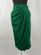 Gonna donna verde vintage