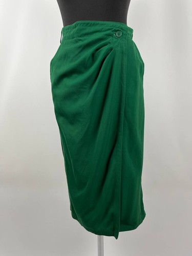 Gonna donna verde vintage