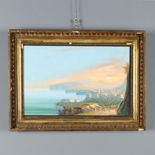 Dipinto Antico Gouache con