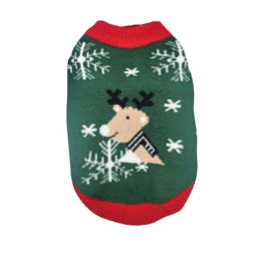 Pullover natalizio cane - cane, renna
