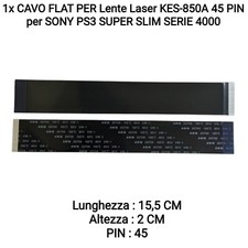 1x CAVO FLAT PER Lente Laser