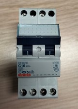 GEWISS GW 90287 INTERRUTTORE MAGNETOTERMICO 4P CURVA C 16A 6000 A 10kA  2 Moduli