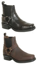 Stivali biker uomo cowboy