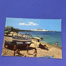 VILLA S. GIOVANNI SPIAGGIA E PORTO - CARTOLINA A COLORI