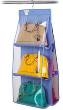 Organizzatore fino a 12 borse con gancio pratico organizer da armadio o porta