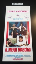 LA511 locandina originale IL MERLO MASCHIO prima ed.1971 LAURA ANTONELLI