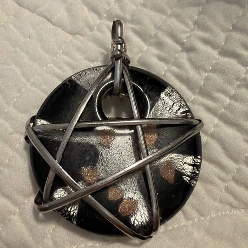 Collana con ciondolo - , vetro