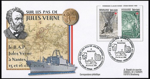 Fdc france 2005 bap jules - france,