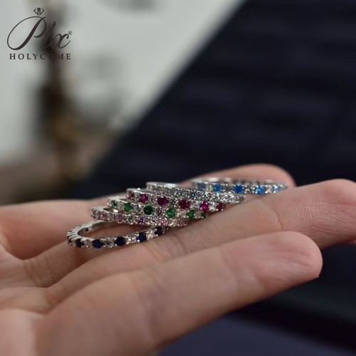 Anello fascia intarsiata