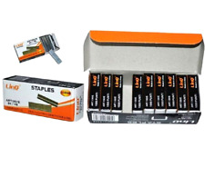 PUNTI 10000PZ UNIVERSALI METALLICI PER CUCITRICI A PINZA 6MM Spillatrice 6/4