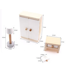 Set 3 pezzi scala 1:12 casa