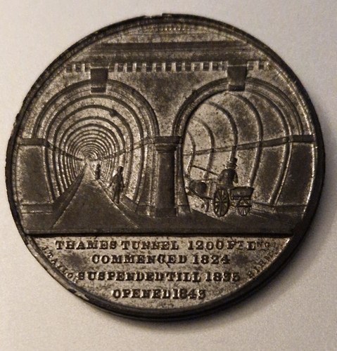 Raro antico tunnel del tamigi - antico,