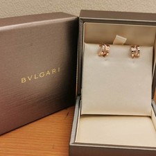 Bvlgari B.zero1 Design Legend orecchini oro rosa 18 carati, pavé diamanti (104737)