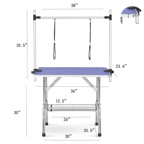 Tavolo toelettatura cani - , 36''