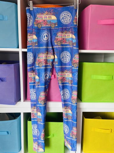 Leggings peace camper van - peace,