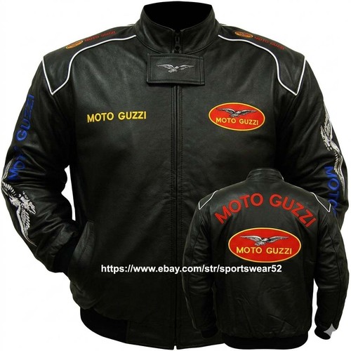 Giacca moto guzzi - moto, pelle