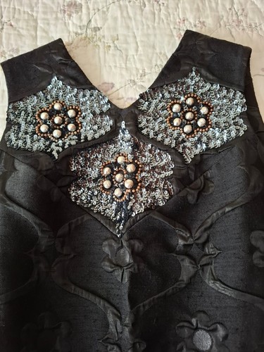 Abito sera vintage - vintage, nero