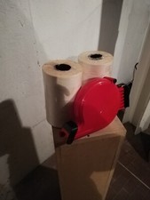 DISPENSER TICKETS ELIMINACODE + ROTOLI ETICHETTE NUMERATE A RONDINE