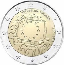 2 Euro Commemorativi del 2015 BANDIERA EUROPEA - FDC da Rotolino - A SCELTA
